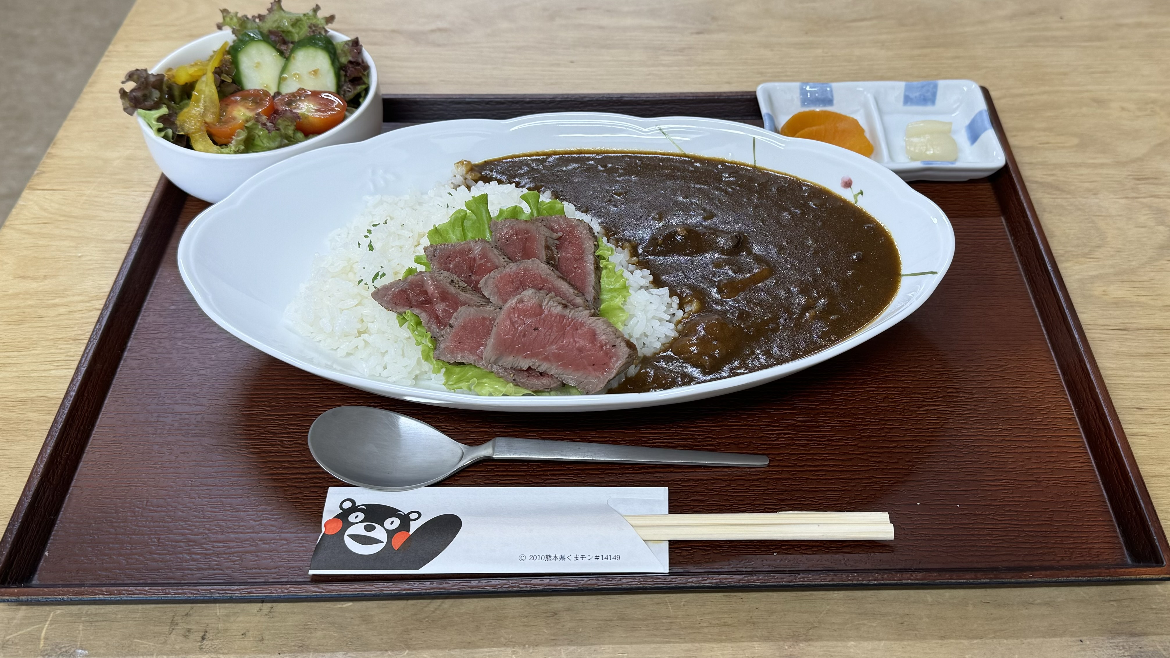 赤牛ステーキカレーセット