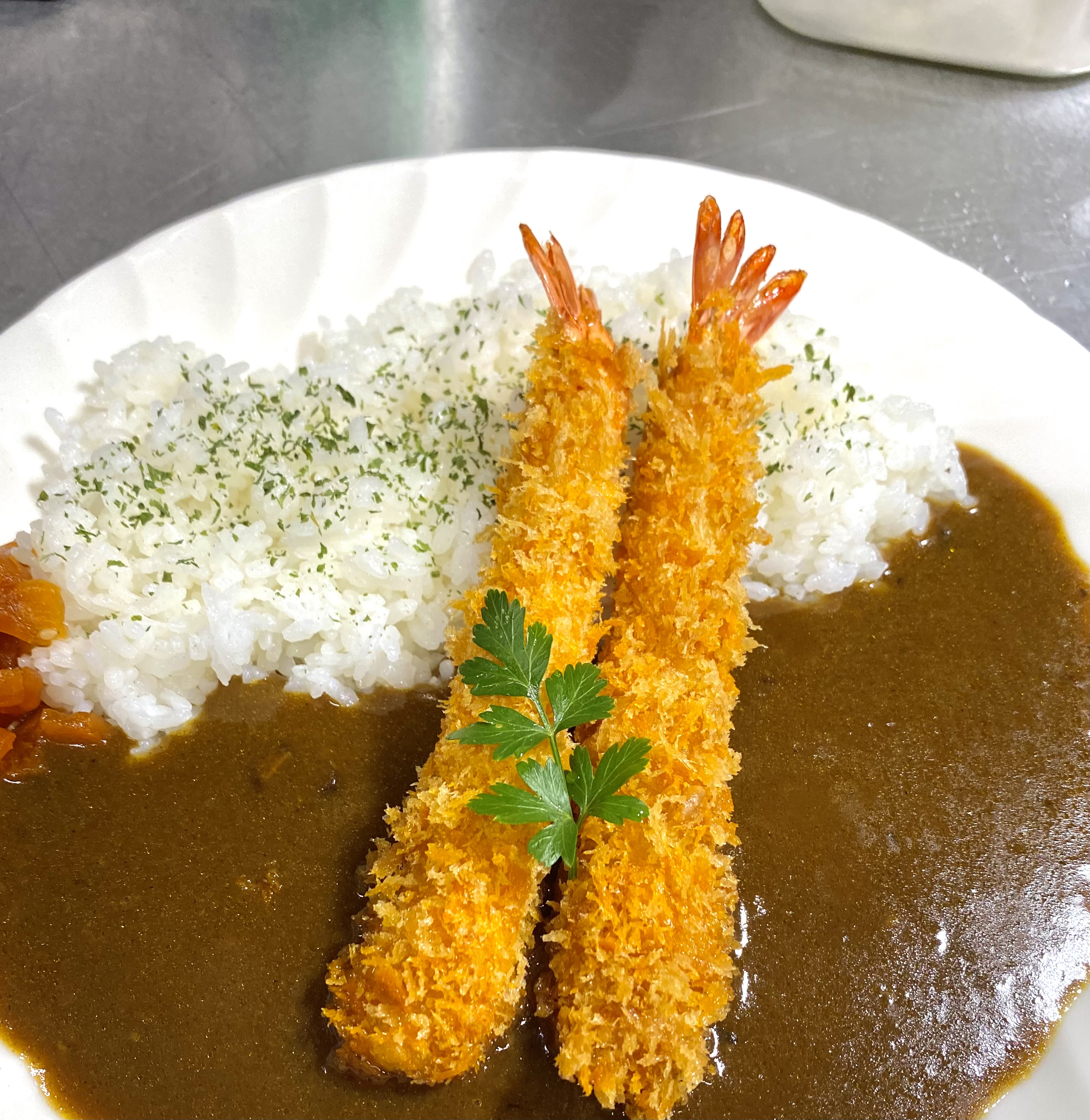 エビフライカレー